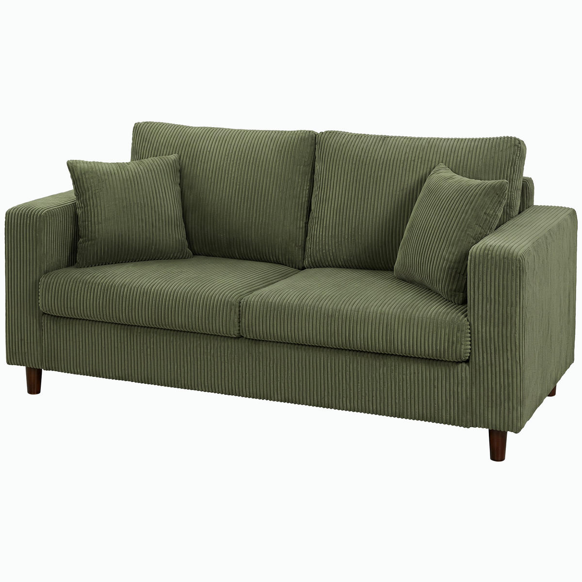 2-SITZER Sofa Grün 170.0/80.0/82.0 cm - Grün, Textil (80/82/170cm)