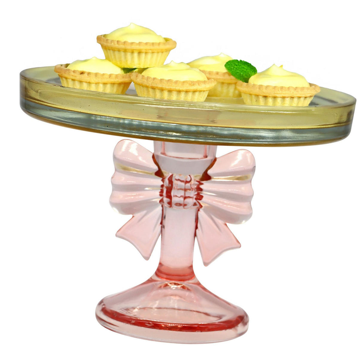 DEKOOBJEKT Glow Bow 17/17/13 cm - Multicolor, Glas (17/13/17cm) - FURNARO