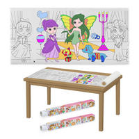 2XAUSMALTISCHDECKE - Multicolor, Papier (38/4/4cm) - Relaxdays