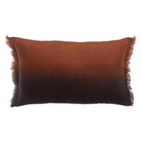 KISSEN Zeff Shade ebenbraun 30 x 50 cm - Dunkelbraun, Textil (30/50cm) - Vivaraise
