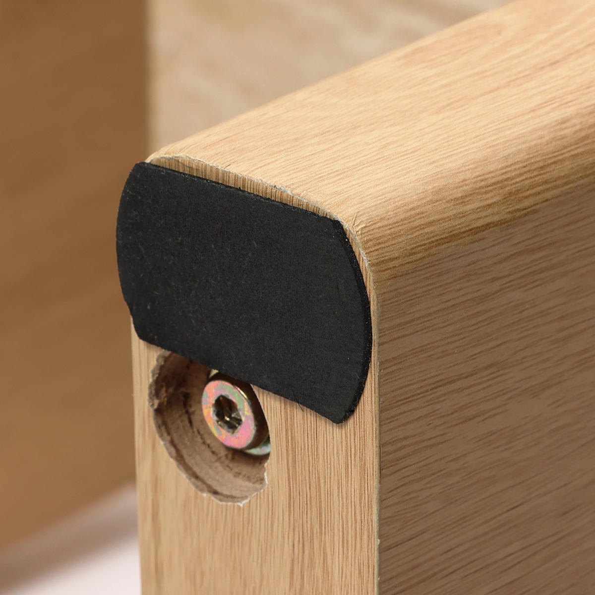 COUCHTISCH Holz mit Travertin-Optik, 49 × 40 × 46 cm - Braun, Holzwerkstoff (40/49/46cm) - Hometopia