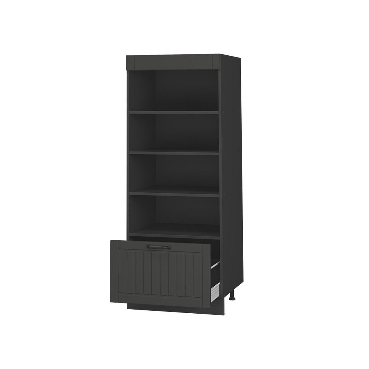 KÖKSHYLLA Fame-Line, Mörkgrå/antracit, 60 cm - Antracit/Mörkgrå, Träbaserade material (60/153.6/58.1cm) - Vicco
