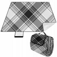 PICKNICKDECKE - Schwarz, Textil (200/200cm) - KRUMAD