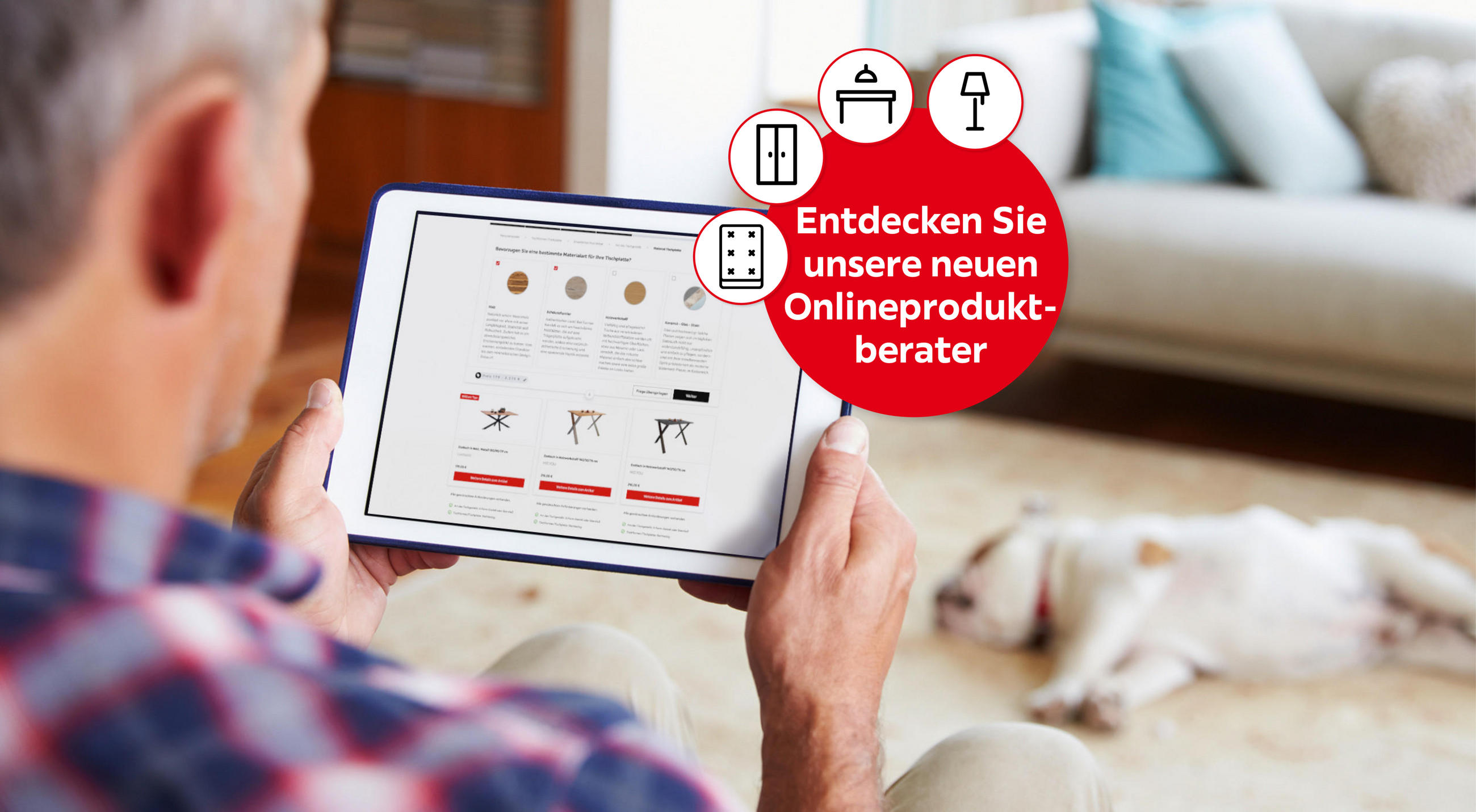 Entdecken Sie unsere neuen Onlineproduktberater