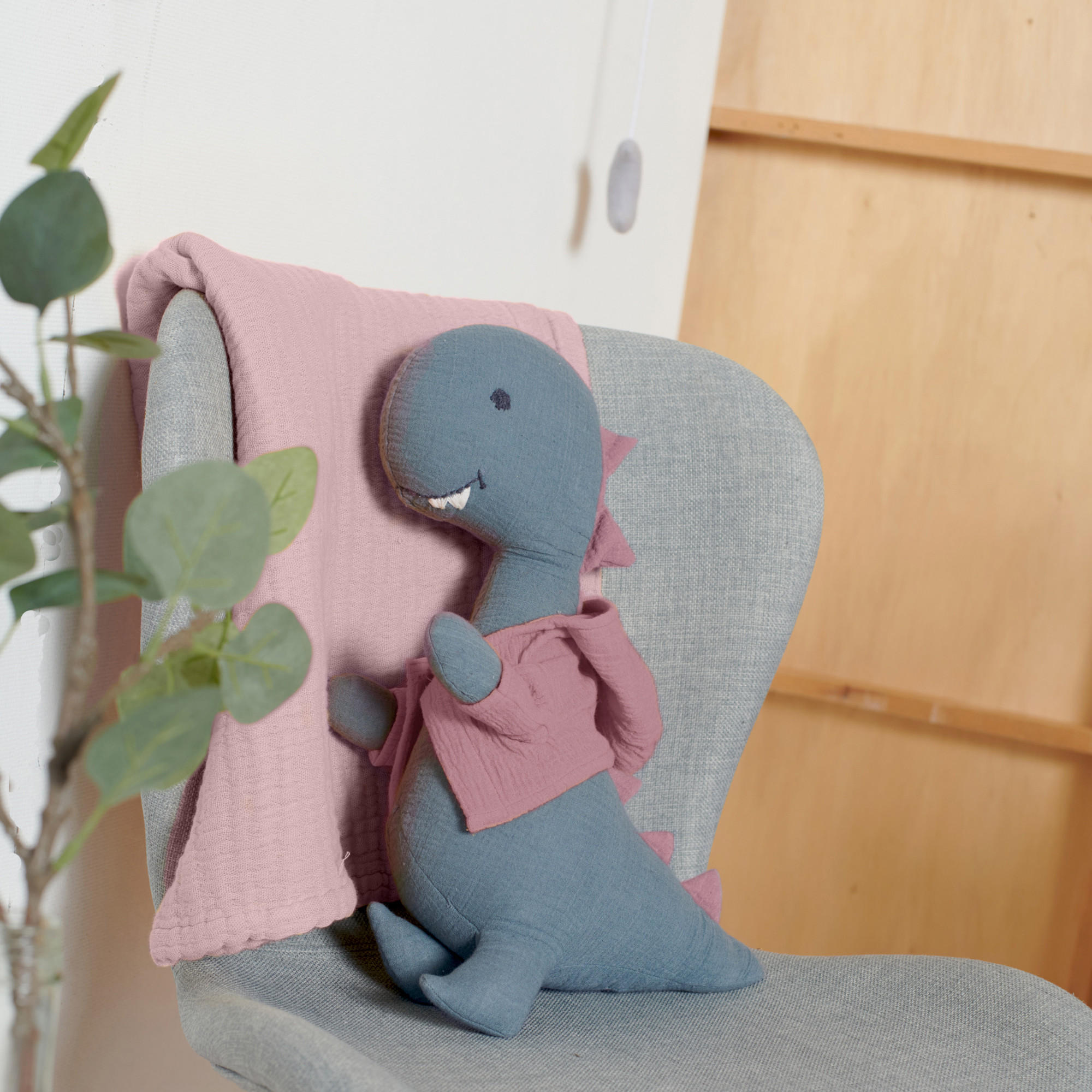 Thumbnail - nordic coast company Kuscheltier, Rosa, Textil, 15x40 cm, Spielzeug, Kuscheltiere