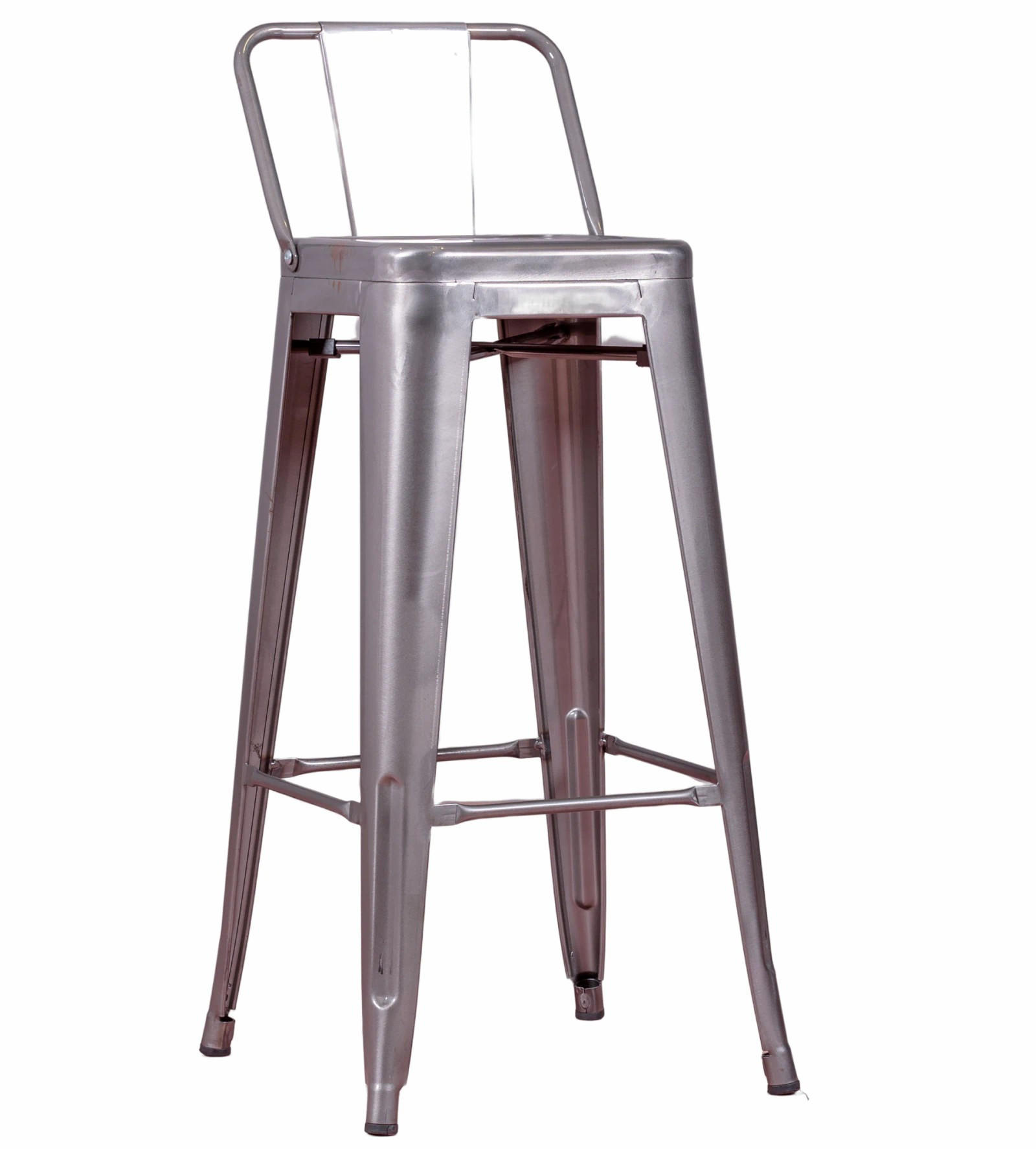 HOCKER Metall Alufarben - Alufarben, Metall (43/97/43cm) - Nest Dream