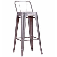 HOCKER Metall Alufarben - Alufarben, Metall (43/97/43cm) - Nest Dream