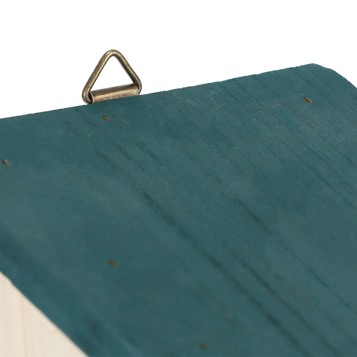 VOGEL-NISTKASTEN - Hellbraun, Holz (14/22/15cm) - Relaxdays