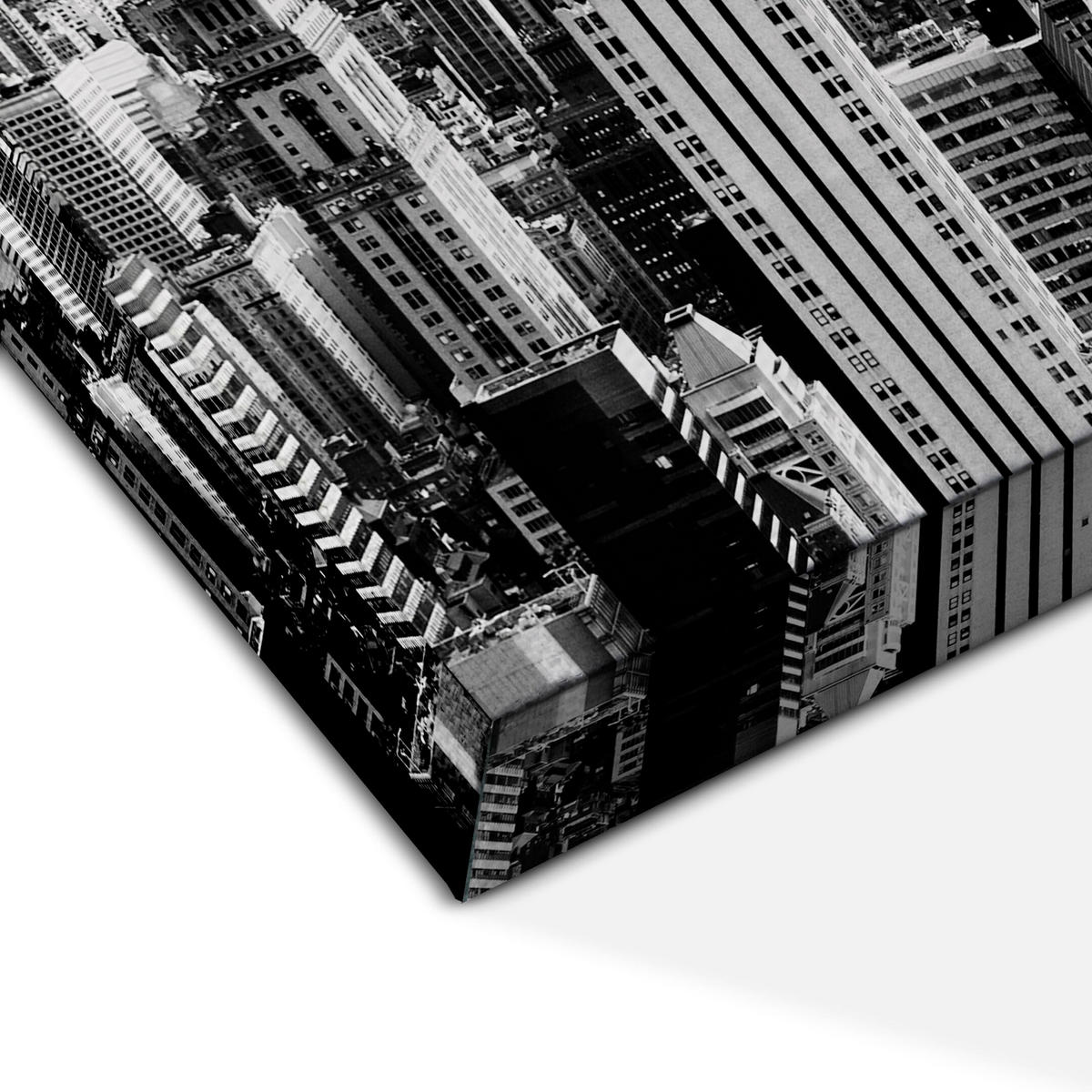 LEINWANDBILD Stadt 120x80 cm - Multicolor, Holz (120/80cm) - LUMASOUL