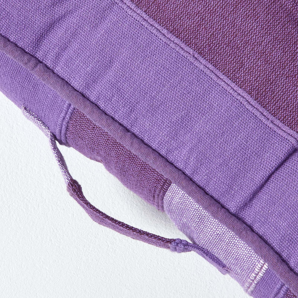 SITZKISSEN Morocco lila gestreift 40/40/8 cm - Lila, Textil (40/40/8cm) - Homescapes
