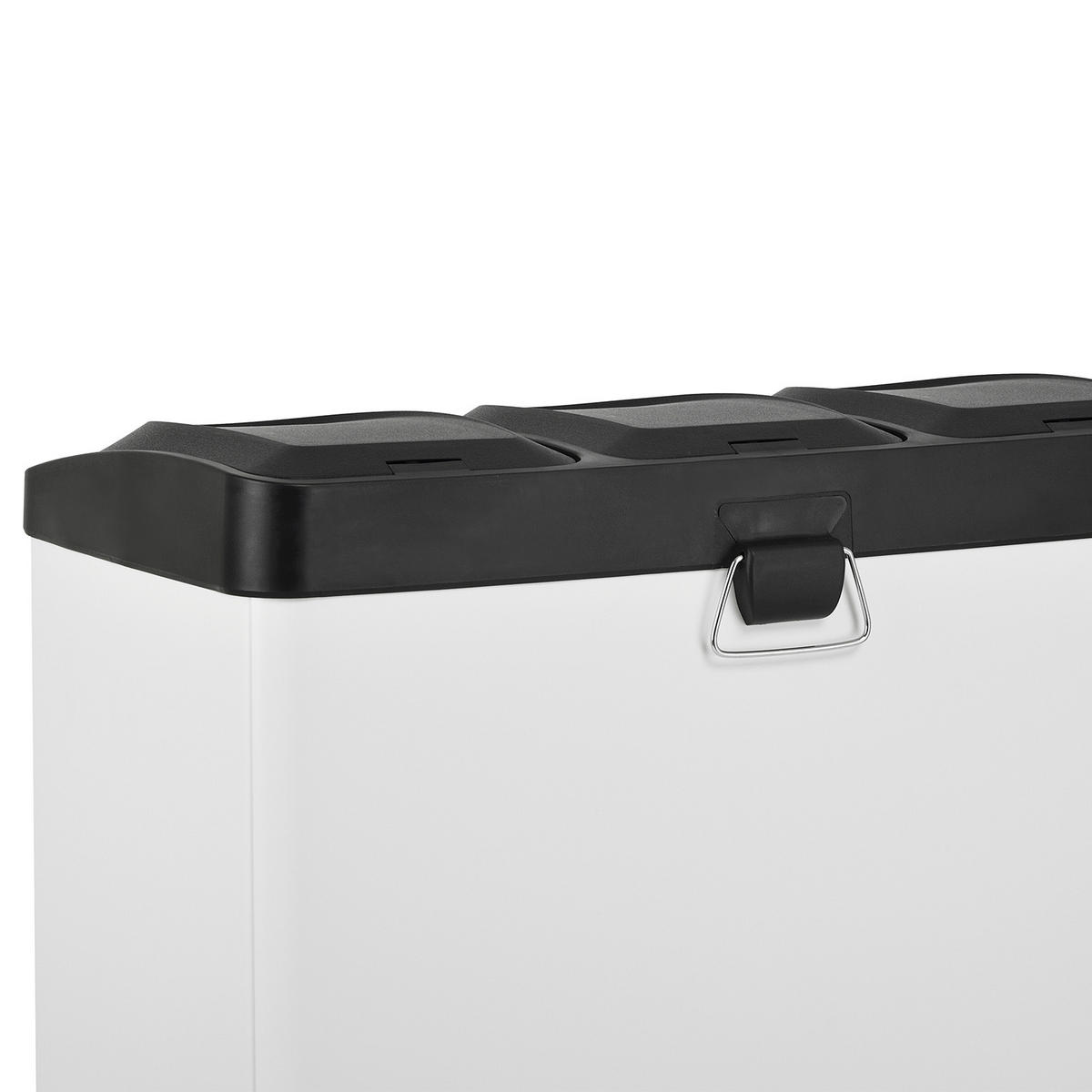 MÜLLEIMER TC3X20 - Weiß, Metall (60/60/33cm) - SVITA