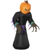 HALLOWEEN-DEKORATION Orange 110.0/66.0/210.0cm - Orange, Textil (66/210/110cm)