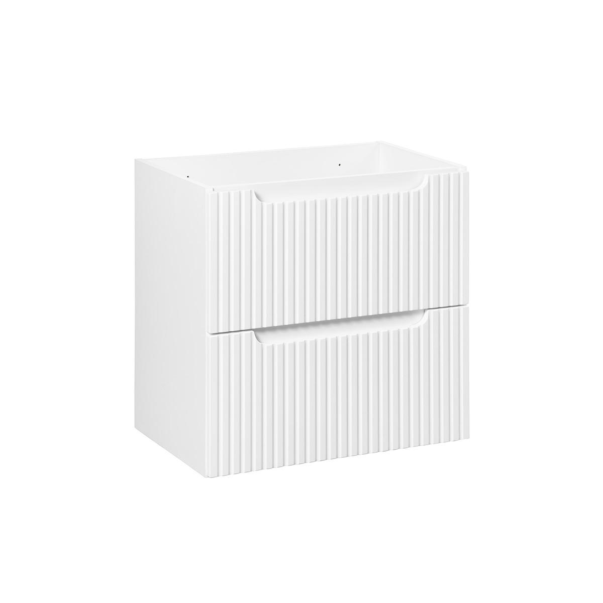 WASCHTISCHUNTERSCHRANK 60cm Riva Weiß - Weiß, Holzwerkstoff (60/57/40cm) - Petits-meubles