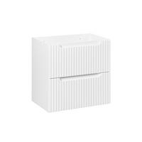 WASCHTISCHUNTERSCHRANK 60cm Riva Weiß - Weiß, Holzwerkstoff (60/57/40cm) - Petits-meubles