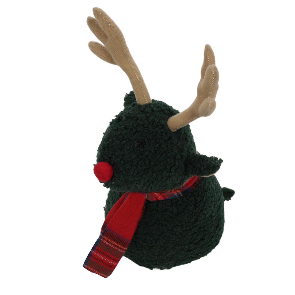 TÜRSTOPPER Rentier - Grün, Textil (20/22cm) - Home Styling Collection