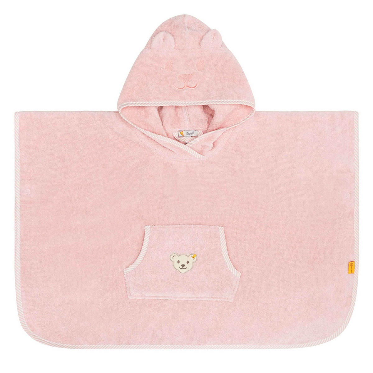 BADEMANTEL Unisex Rosa Baumwolle - Rosa, Textil (Einheitsgrößenull) - Steiff