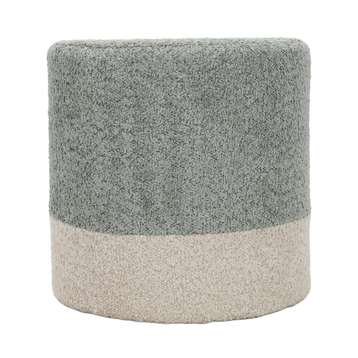 BOUCLE zweifarbig 35/35/34 cm - Blau, Textil (35/34/35cm) - Home Styling Collection