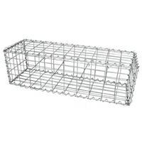 GABIONENKÖRBE 100 x 30 x 30cm / 3 Körbe - Alufarben, Metall (100/1cm) - Monstershop