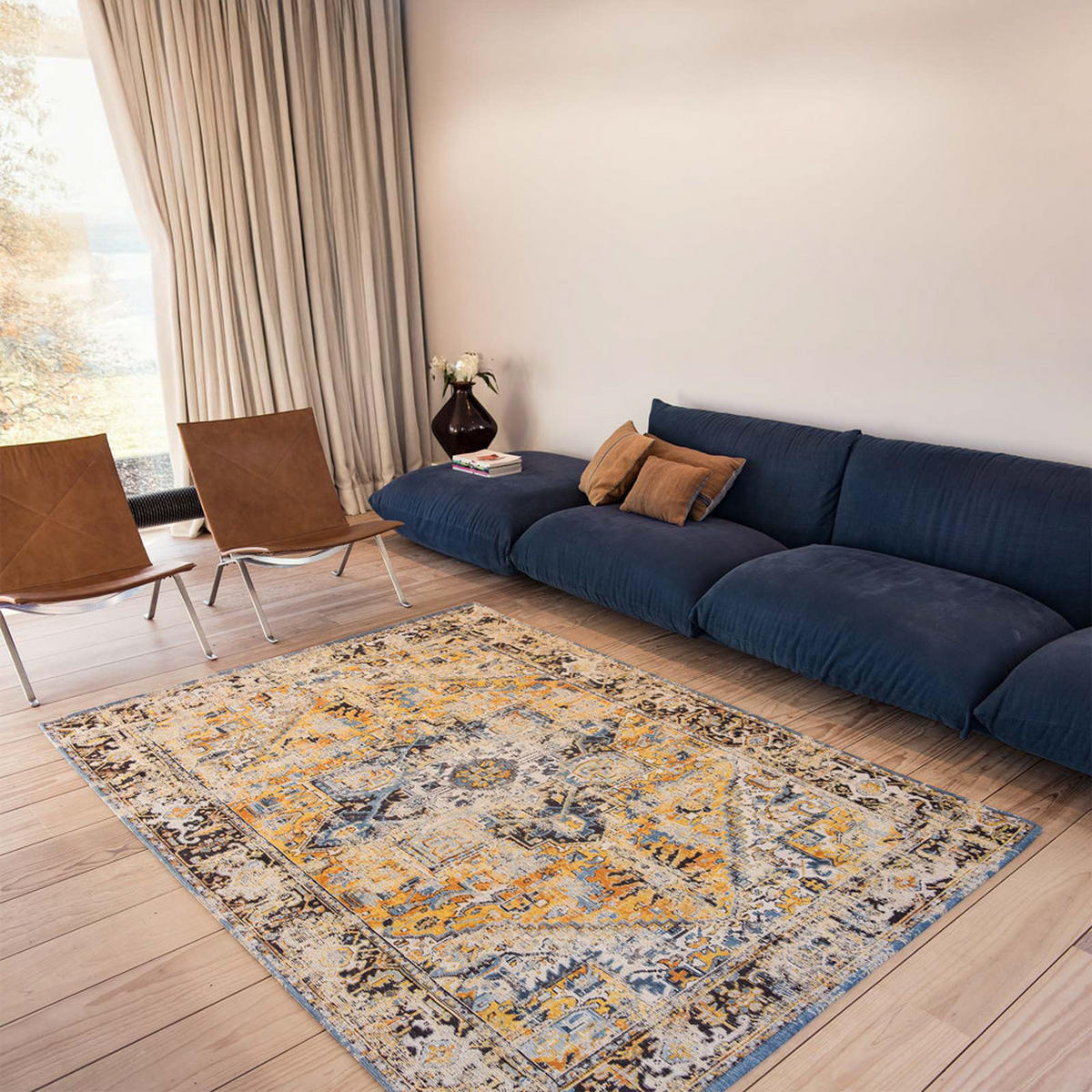 TEPPICH Amir Gold Antiquarian 200/280 cm - Grün, Textil (200/280cm) - Louis De Poortere