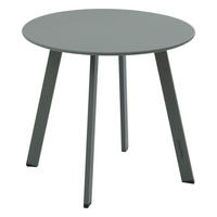 GARTENTISCH Metall Saona Ø 50 cm - Grün, Metall (50/50/45cm)