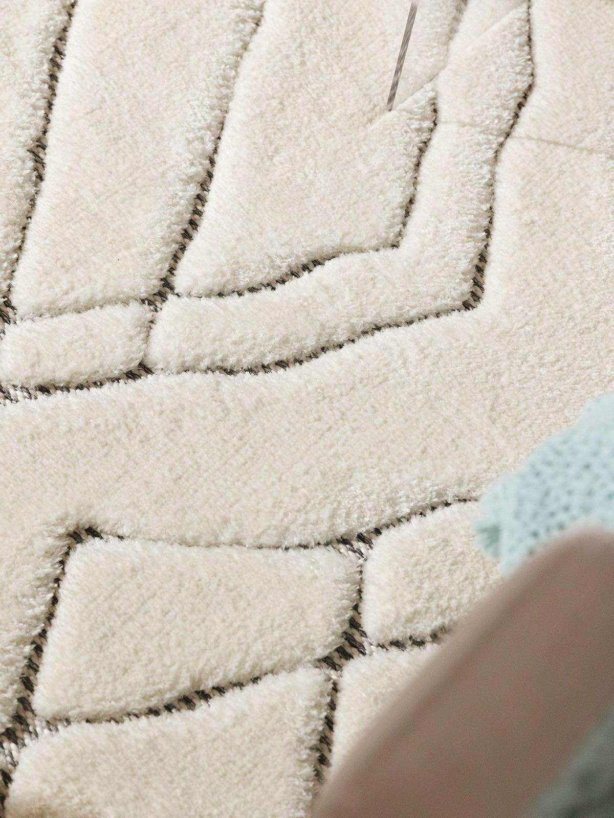 TEPPICH Elanie 250/350 cm - Creme/Grau, Kunststoff (250/350cm) - benuta Pop