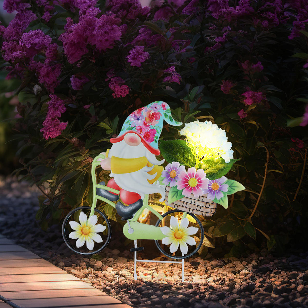 LED AUSSENLEUCHTE Metall Bunt - Multicolor, Metall (52.5/15/44cm) - Globo Lighting