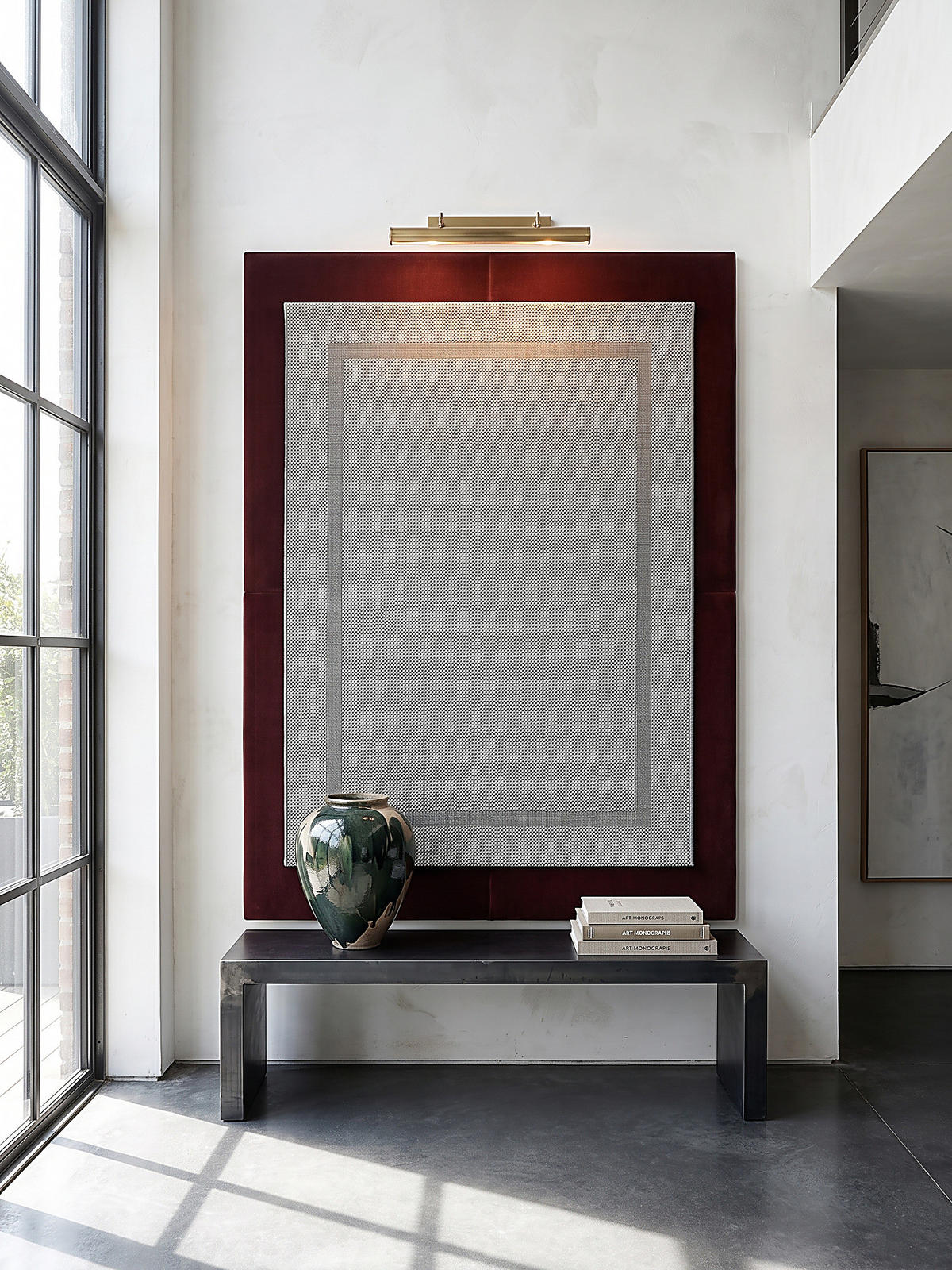 TEPPICHLÄUFER Bordüre BORNO Polypropylen Grau 80 x 200 cm - Grau, Textil (80/200cm) - KADIMA DESIGN
