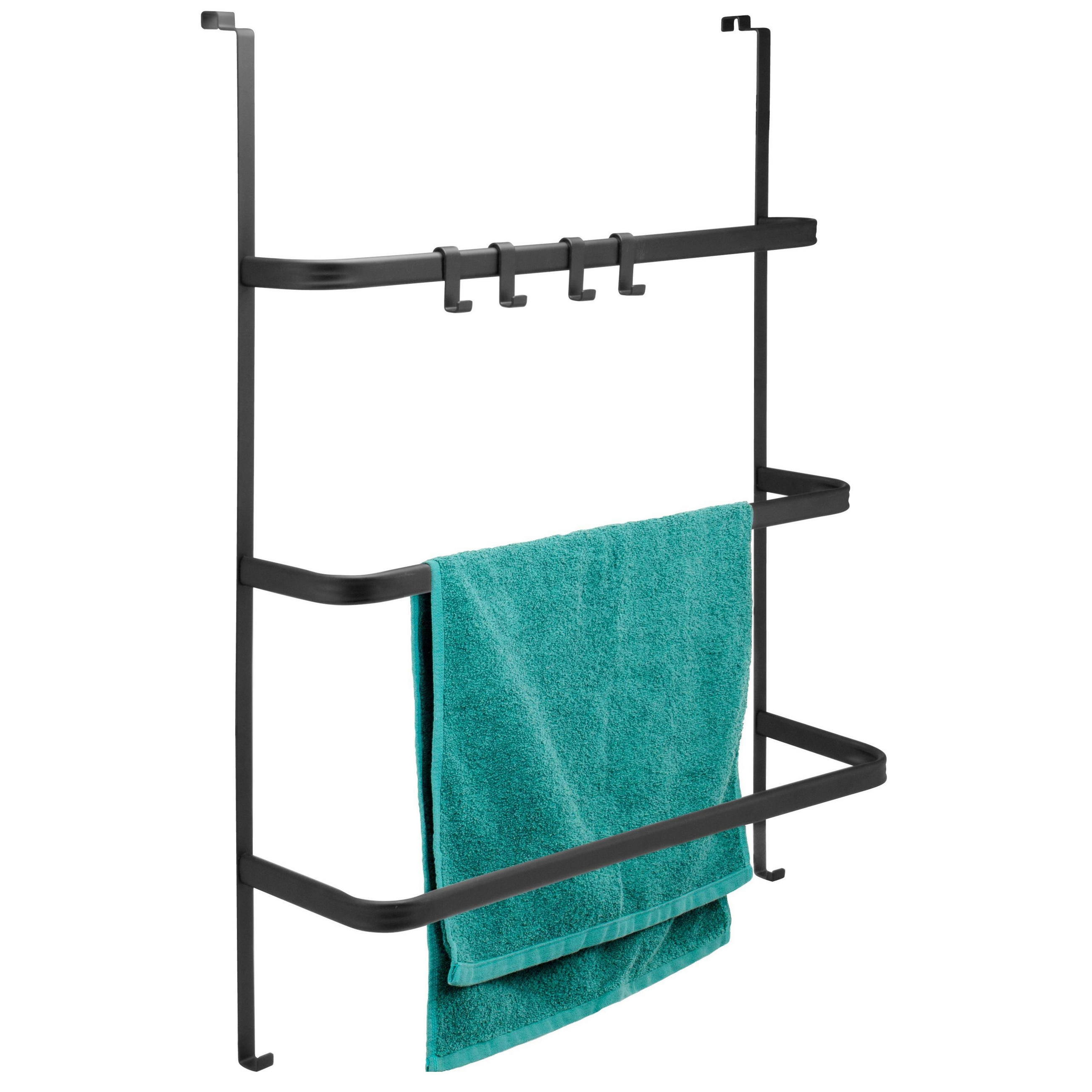 TÜR-HÄNGEREGAL, Metall, schwarz - Schwarz, Metall (65/86/17cm) - bremermann