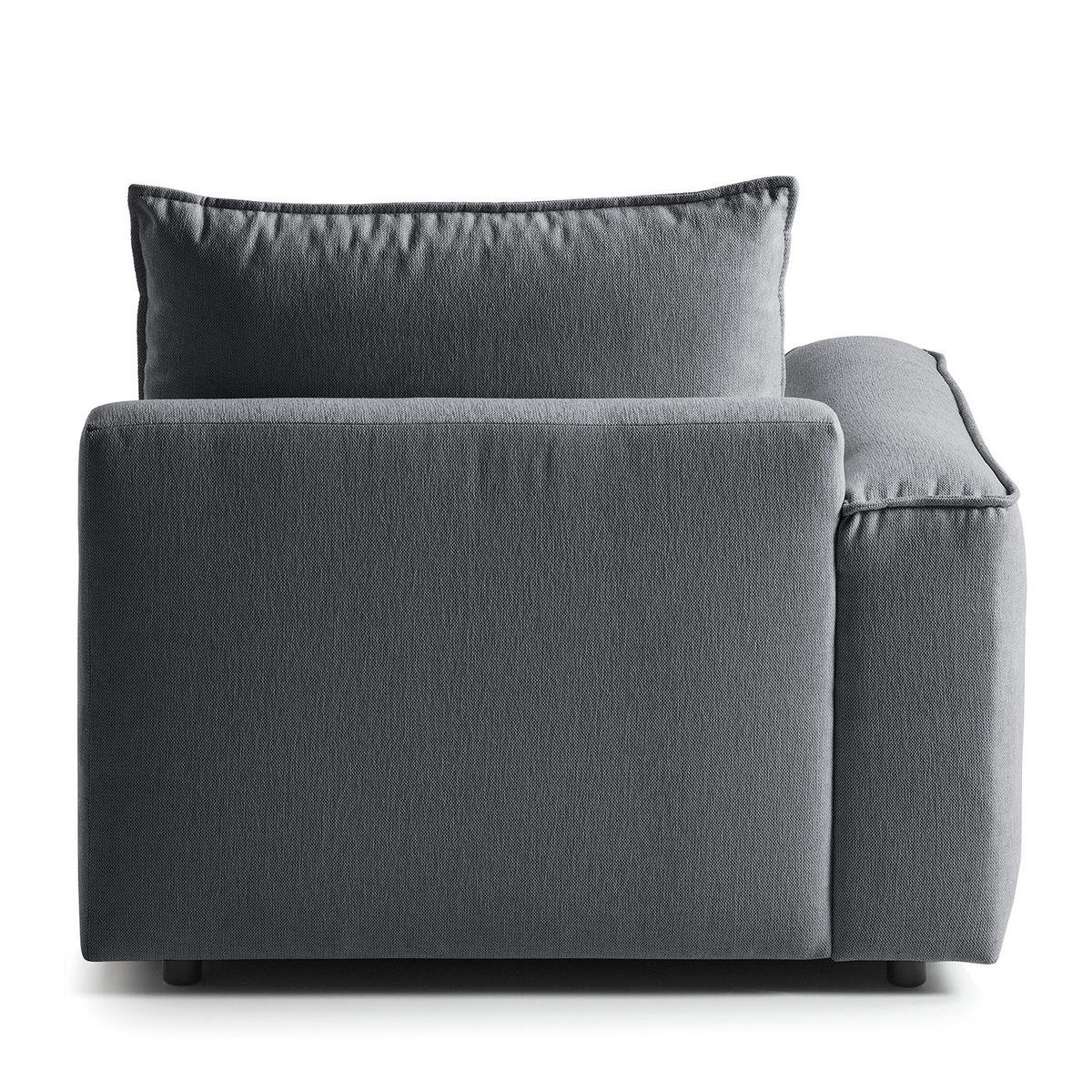 MODULSESSEL - Grau, Holz/Textil (104/82/99cm) - home24