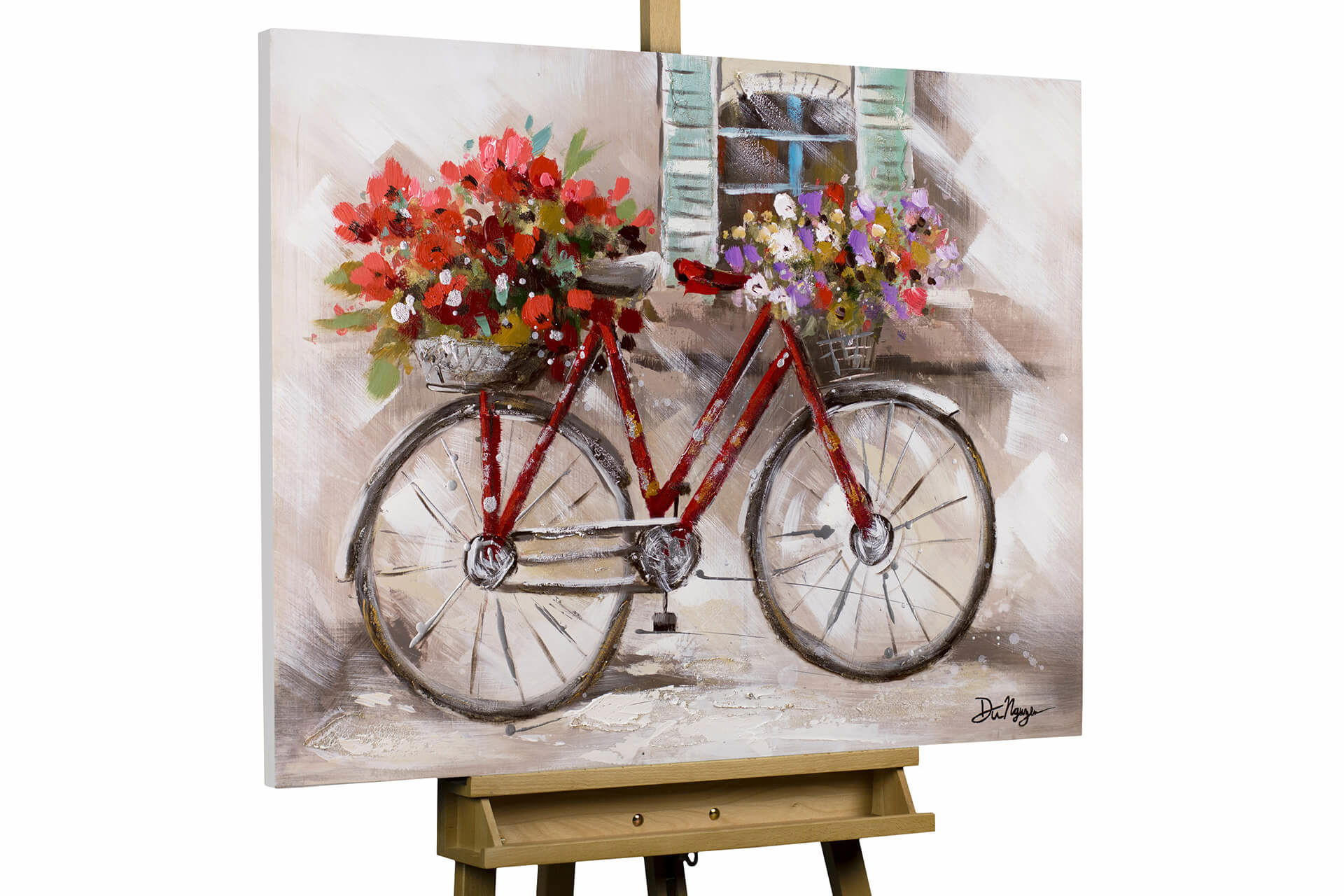 Kunstloft Acrylbild Taupe, Mehrfarbig 100x75 cm