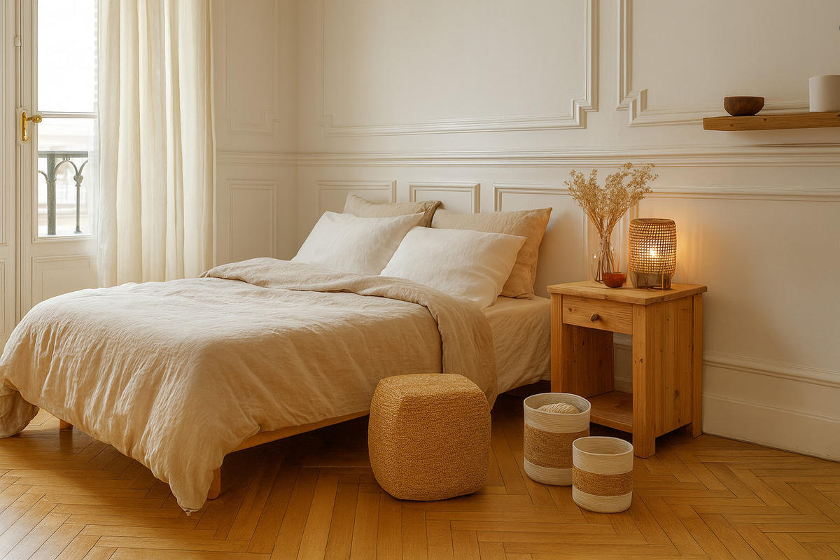 POUF Jute Braun - Braun, Textil (40/40/40cm) - Nordlys