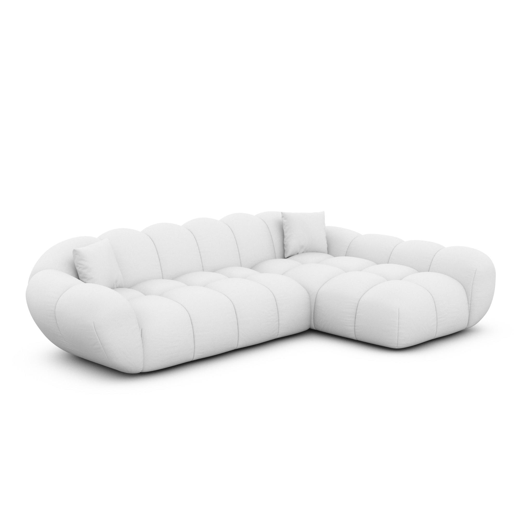 Varoyal Ecksofa Weiß 265x160 cm