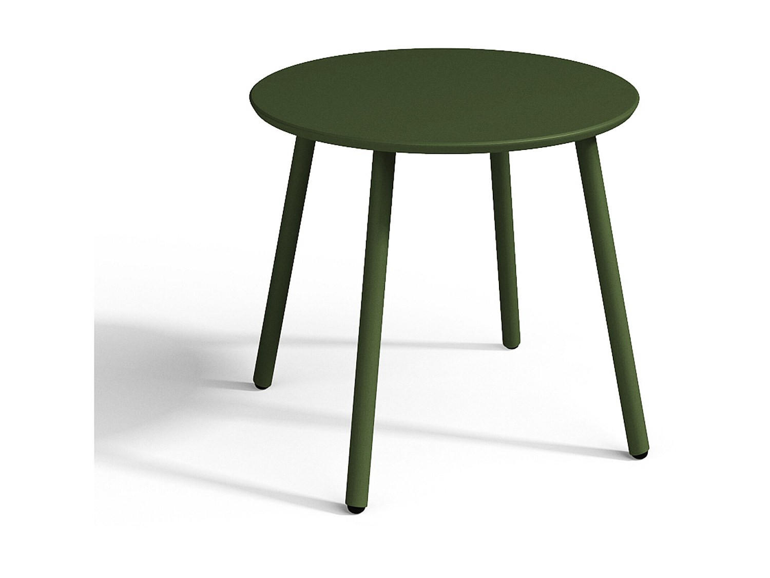 GARTENBEISTELLTISCH - 1 Person - Metall - Khaki - - Schlammfarben, Metall (50/50/44.5cm) - Vente-Unique