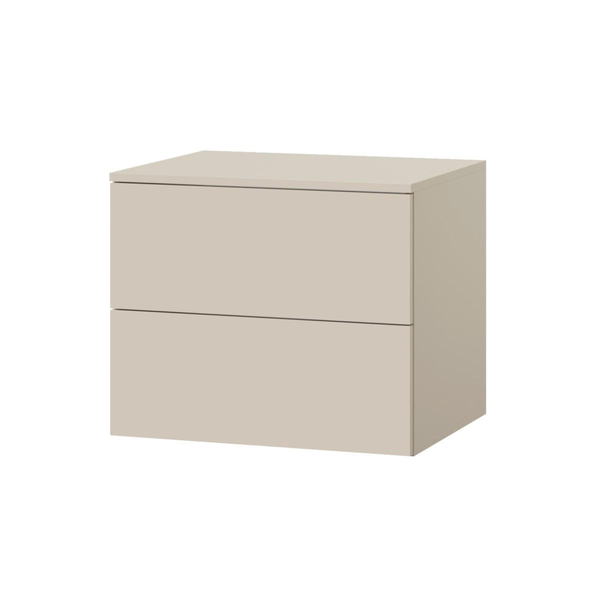 WASCHTISCHUNTERSCHRANK Color 2S 60 Kaschmir - Kaschmir, Holzwerkstoff (60/50/45cm) - mzm24