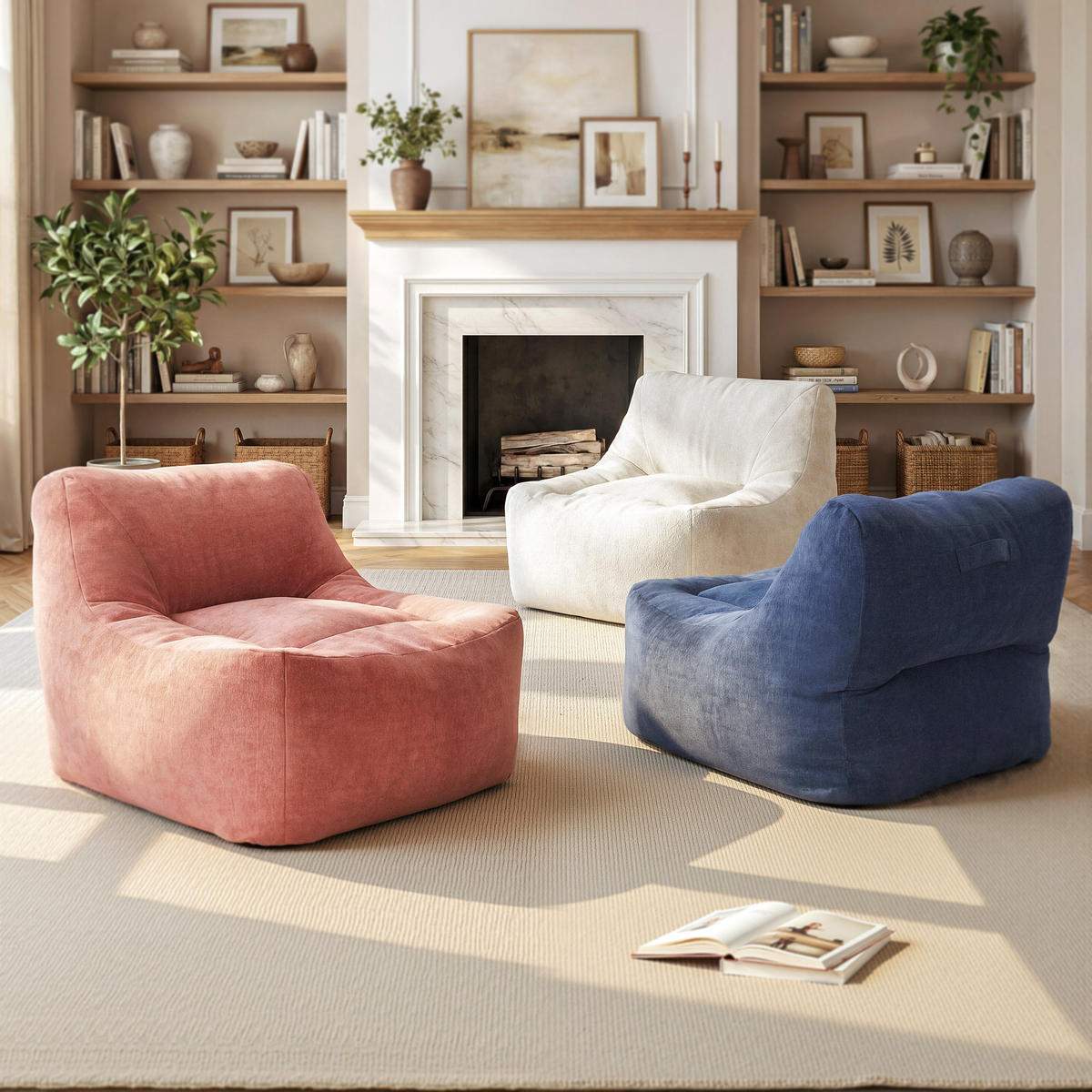 EINZELSOFA 4361 - Weiß, Textil (90/38/92cm) - Vercart