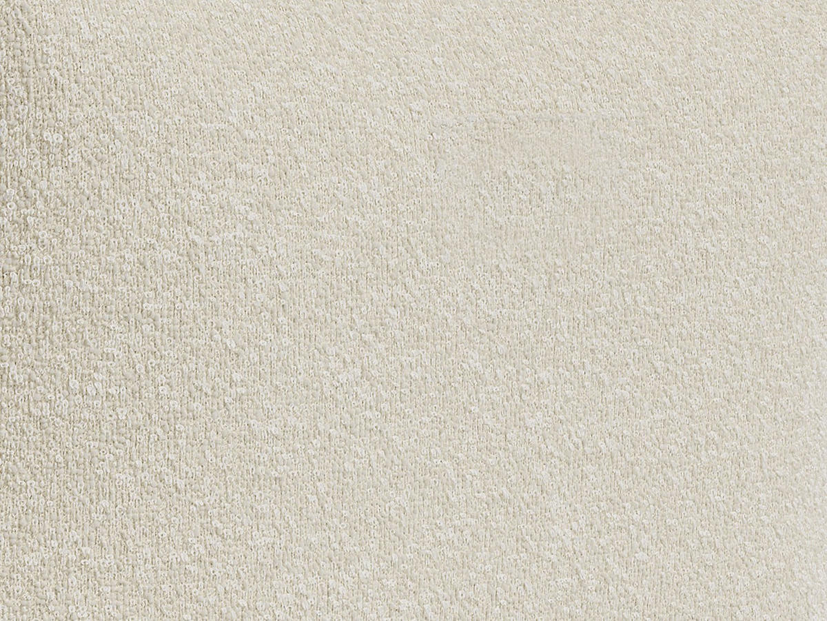 ECKSESSEL - Bouclé-Stoff - Cremeweiß - NOUMARA - Weiß, Textil (95/80/95cm) - Vente-Unique