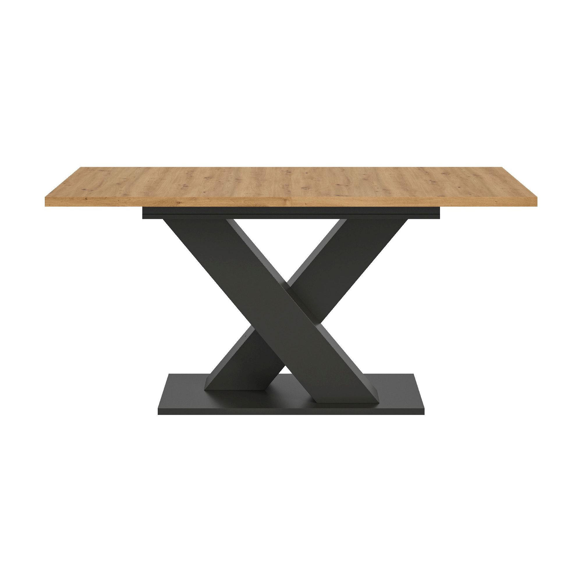 ESSTISCH Motion 90/150/76 cm - Grau, Holzwerkstoff (90/150/76cm) - Xonox