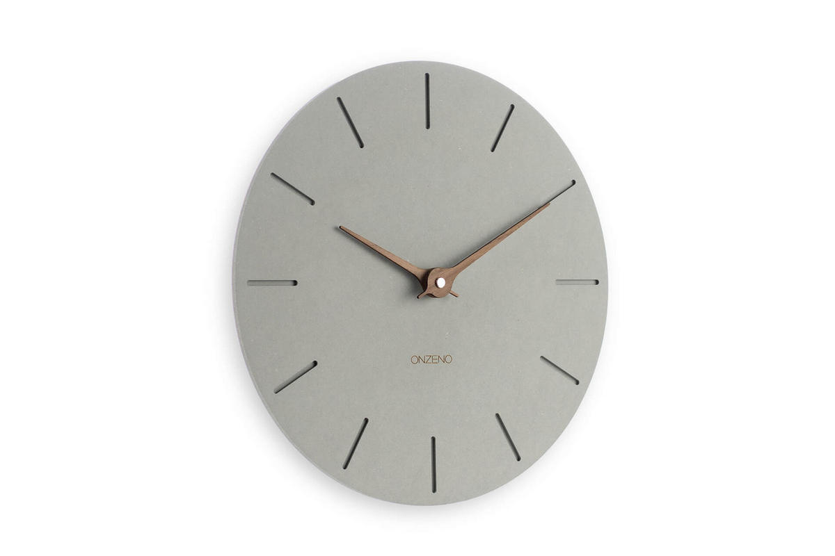 WANDUHR Design Grau 29/29 cm - Grau, Holzwerkstoff (0.4/29/1cm) - ONZENO