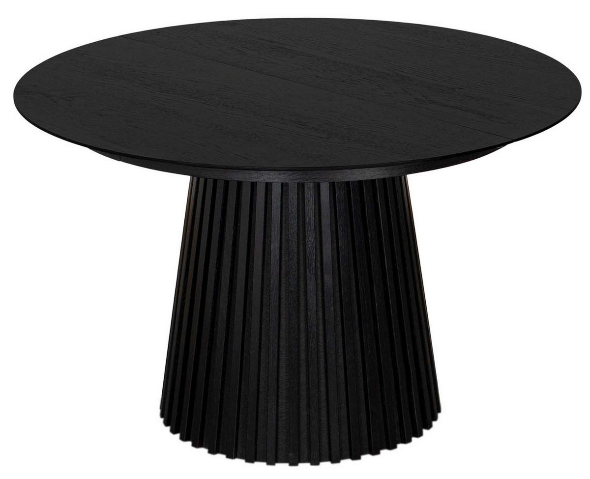 ESSTISCH Andria ausziehbar - Schwarz, Metall (210/120/75cm) - Mr. Deko