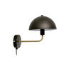 WANDLAMP Bonnet 25/20/18 cm - Schwarz, Metall (20/18/25cm) - Leitmotiv