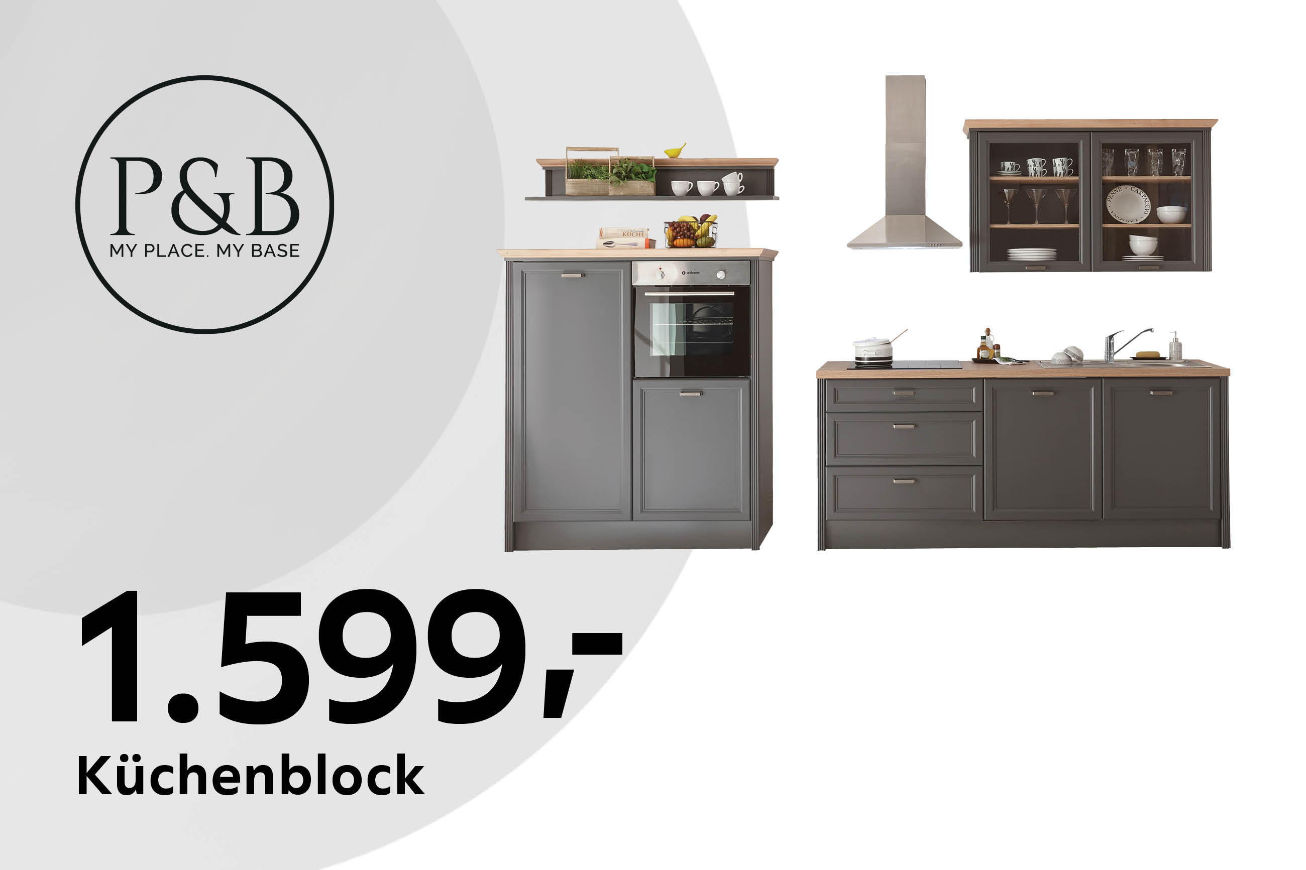 Küchenblock von P und B für 1.599€