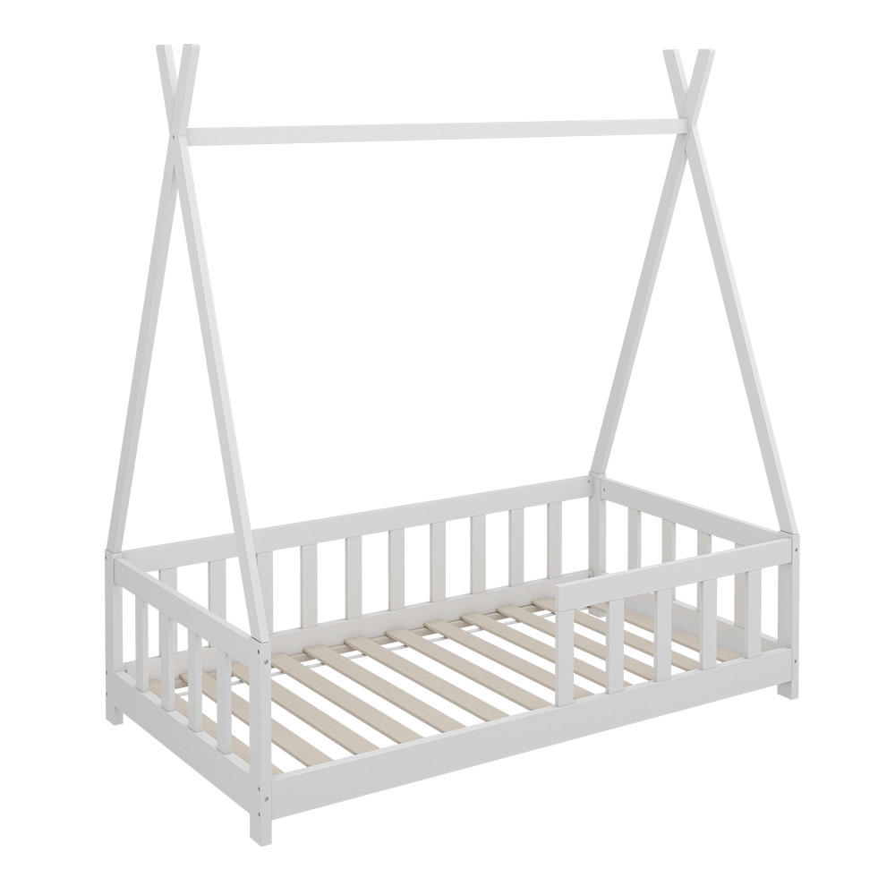 DOMEČKOVÁ POSTEL Susanna Bílá - bílá, kompozitní dřevo (80/160cm) - VitaliSpa