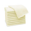 GÄSTETÜCHER, 10er-Set, 30x50 cm, 100% Baumwolle, Gelb - Creme, Textil (30/50cm) - Zollner