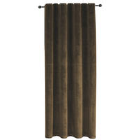 VORHANG Kräuselband Samt 140/145 cm braun - Braun, Textil (140/175cm) - TiborTex