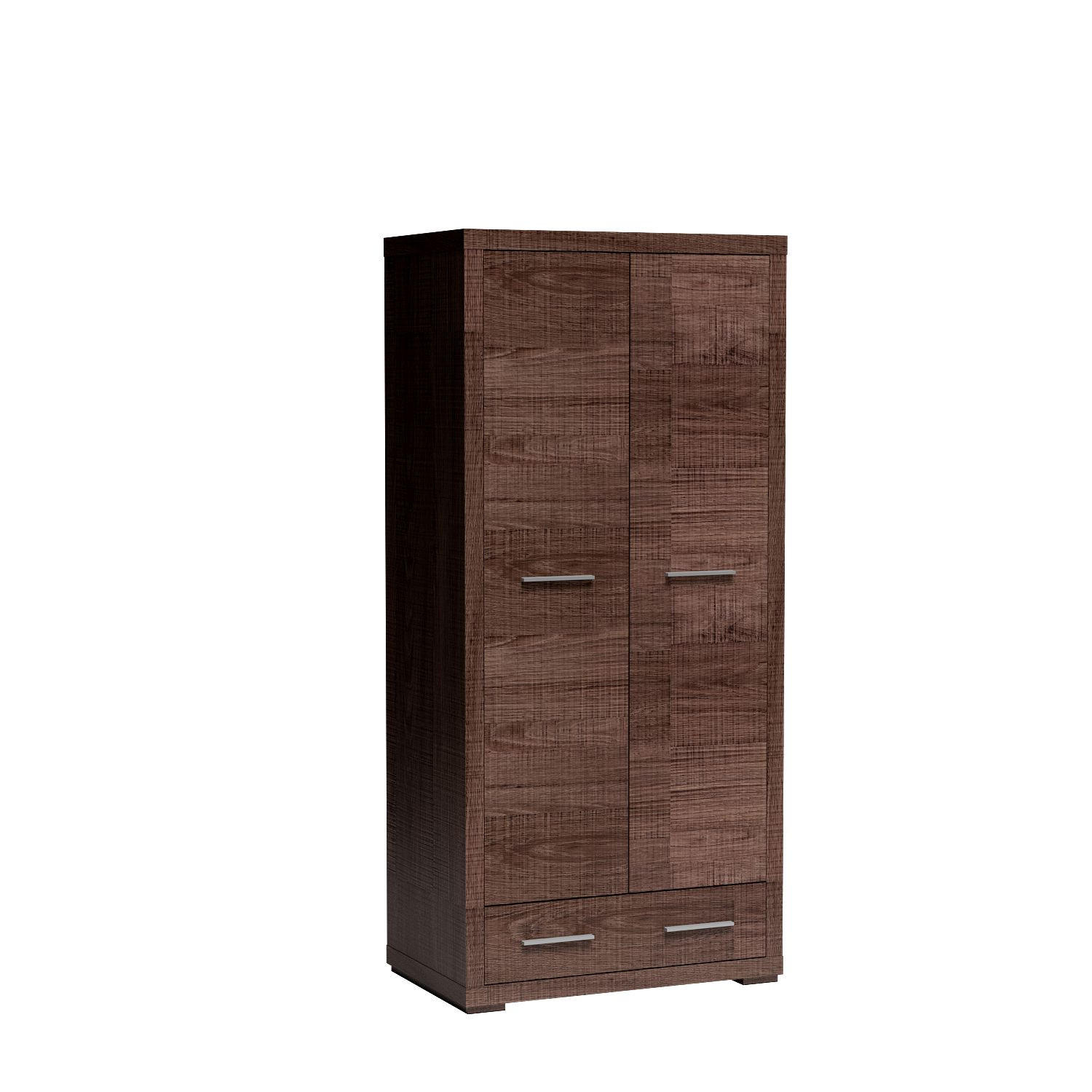 Masseno Drehtürenschrank Braun 88x192x54 cm