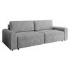 SCHLAFSOFA Bella - Hellgrau/Schwarz, Holz/Kunststoff (240/85/95cm) - MIRJAN24