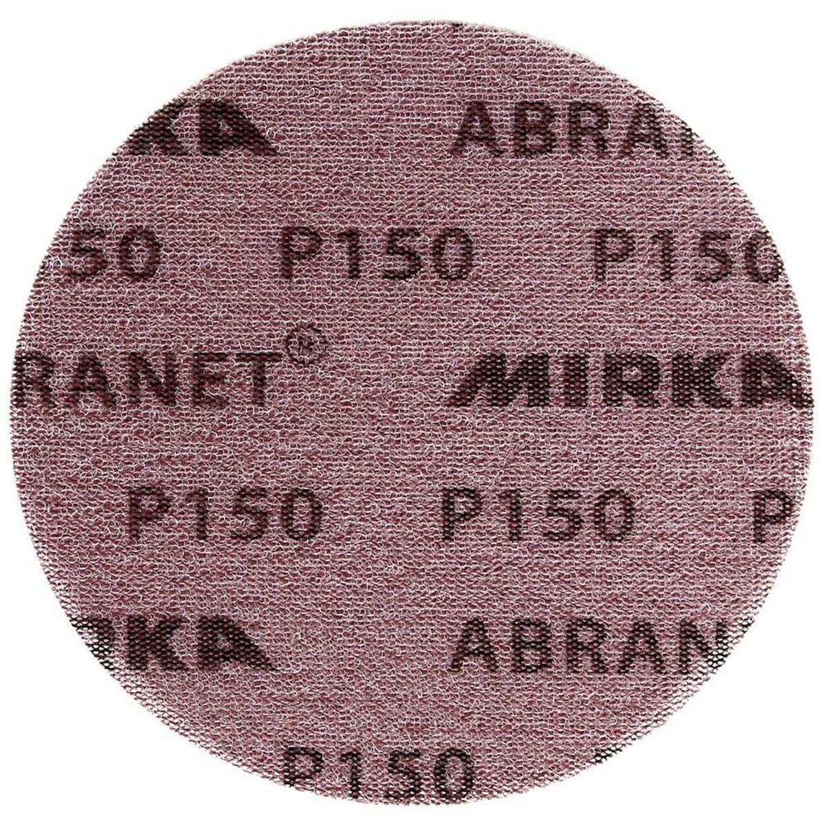 MIRKA ABRANET Schleifscheiben Grip 150mm P150 50 Stk. ( 5424105015 ) - Multicolor, Metall (16/220/9.5cm) - Mirka