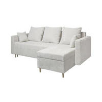 ECKSOFA OTTO mit Bettkasten und Schlaffunktion L-Form, Ottomane Universal - Grau, Textil (230/145cm) - Marpur