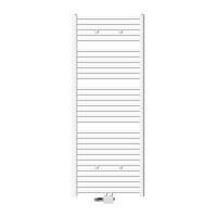 BADHEIZKÖRPER Sahara 750x1800 mm Weiß gerade mit Ventil Universal - Weiß, Metall (75/180/3cm) - LuxeBath