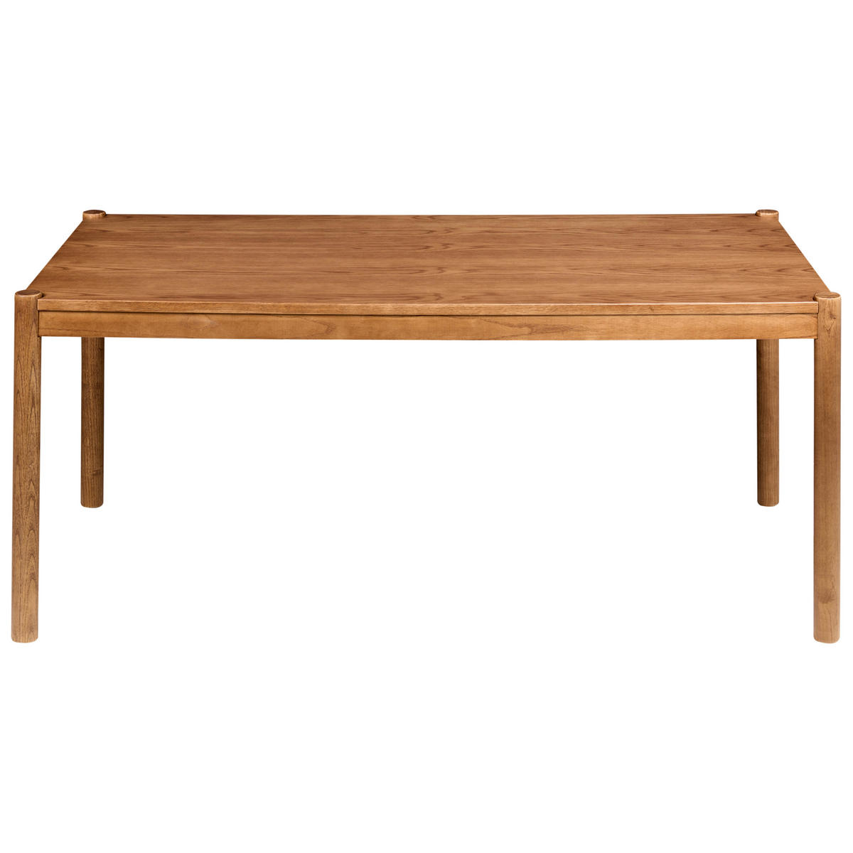JÍDELNÍ STŮL Tmavý Dub 180/90 cm Fondis - tmavě hnědá, kompozitní dřevo (180/90/77cm) - Beliani